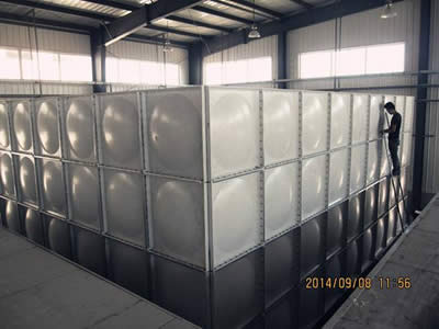 乌马河玻璃钢拼装水箱